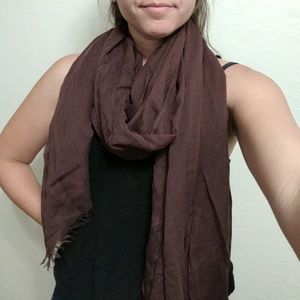 Chocolate Brown scarf